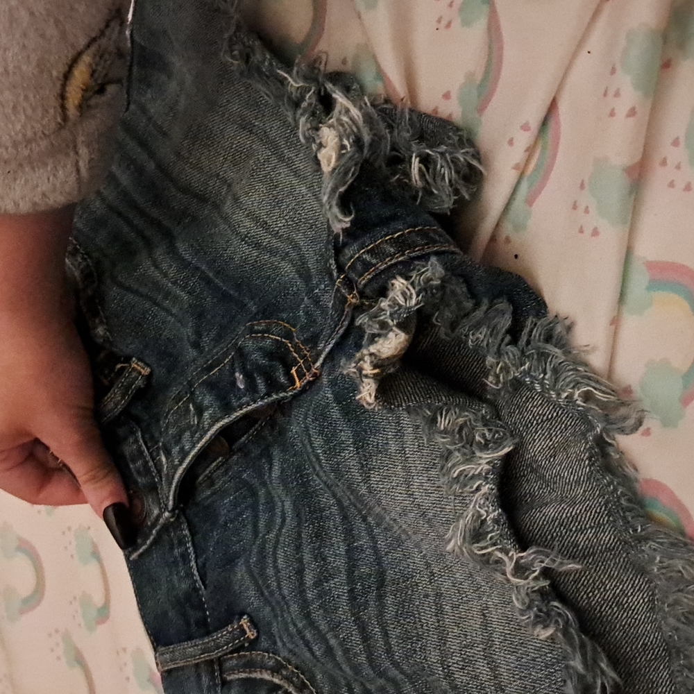 Hollister short shorts all denim (rare find)